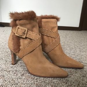 Antonio Melani Fur Trimmed Boots